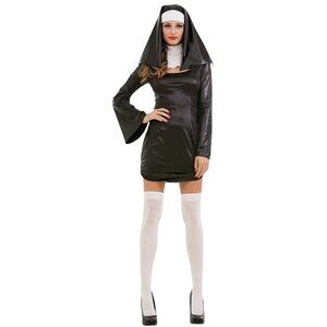 Hauntlook Sinful Sister Halloween Costume Sz SM Nun Catholic School Cosplay